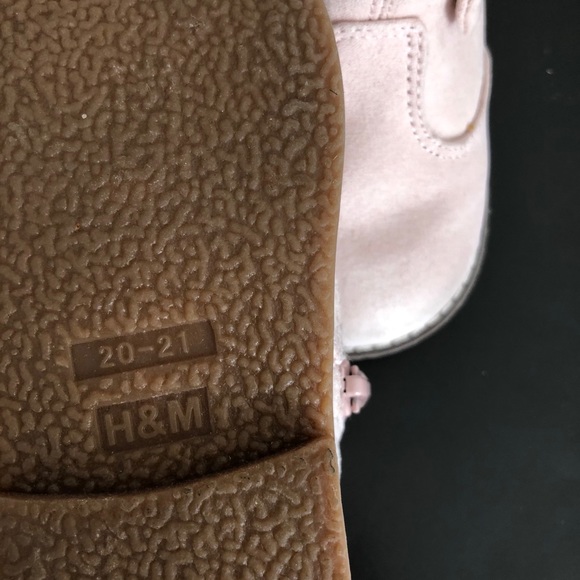 H&M Baby Girl Light Pink boots - Picture 4 of 4